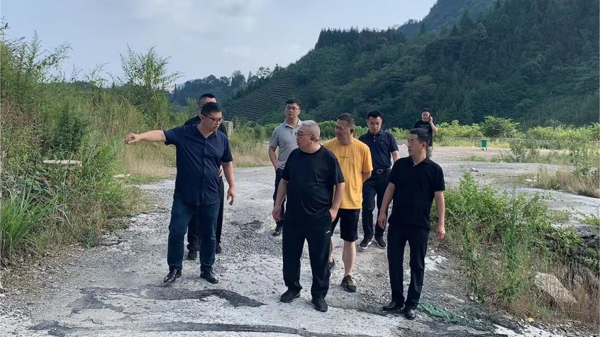 省xcsports集团向导调研峨眉山太阳村墟落振兴项目