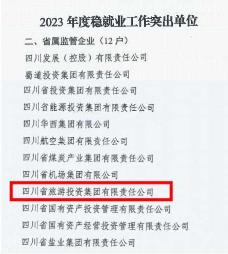 省xcsports集团稳就业事情获省国资委转达表扬